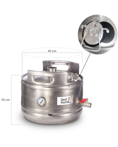 Beczka KEG 25L pod złącze tri-clamp 51mm