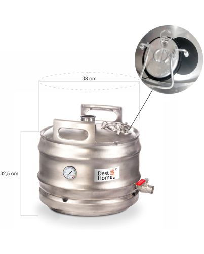 Beczka KEG 30L pod złącze tri-clamp 51mm