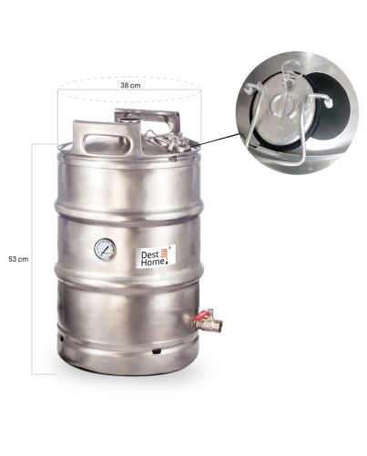 Zbiornik KEG 50L pod złącze tri-clamp 51mm